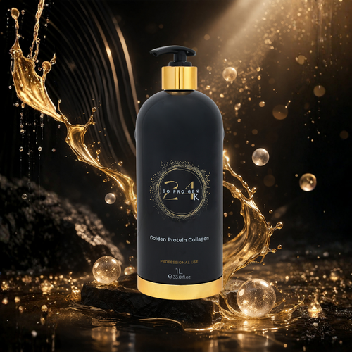 24K Gold Protien Collagen Hair Treatment