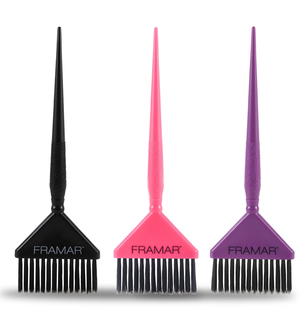 Extra-Wide Hair Color Brushes Set of 3 | Framar Big Daddy Brushes