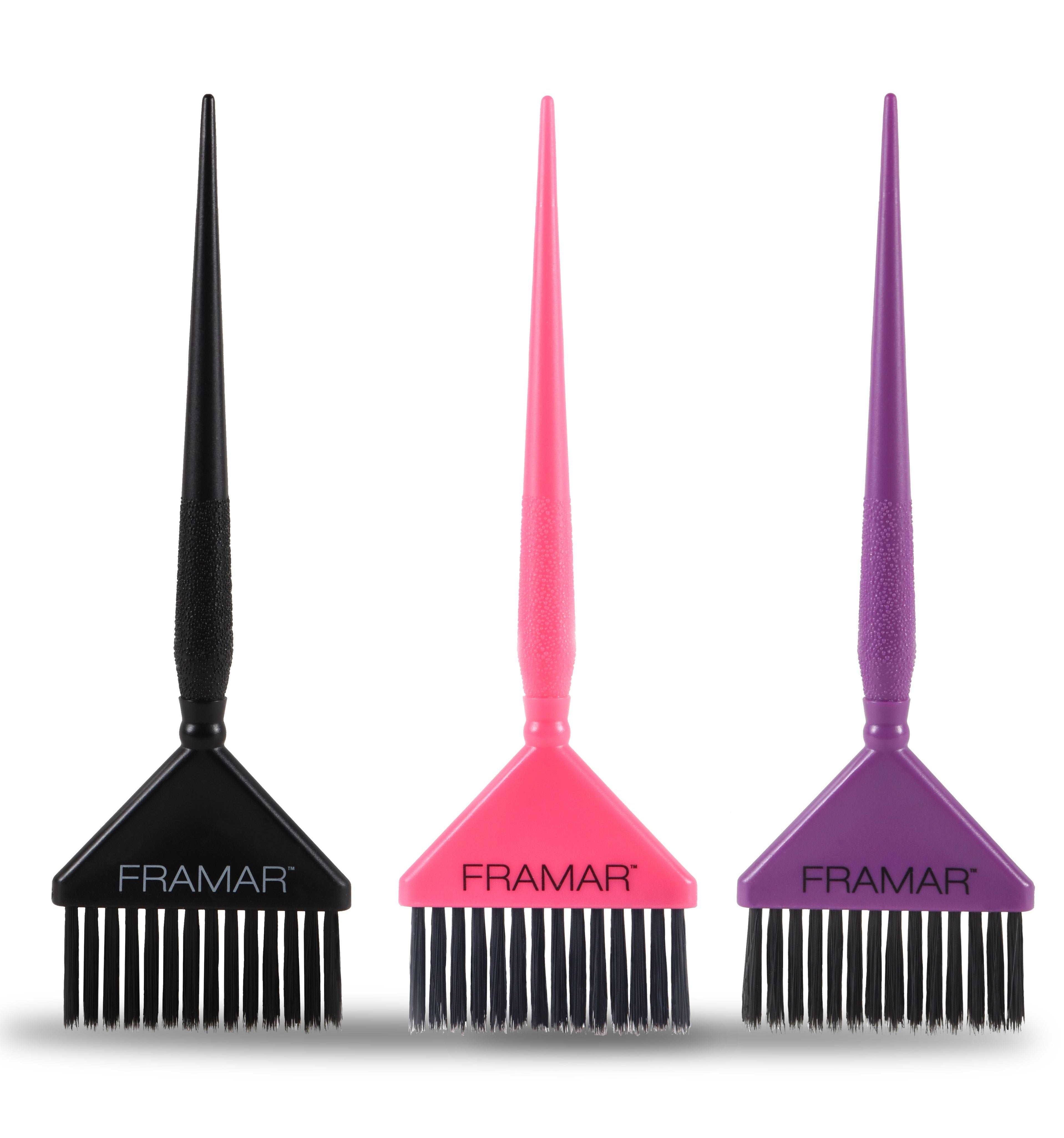 Extra-Wide Hair Color Brushes Set of 3 | Framar Big Daddy Brushes